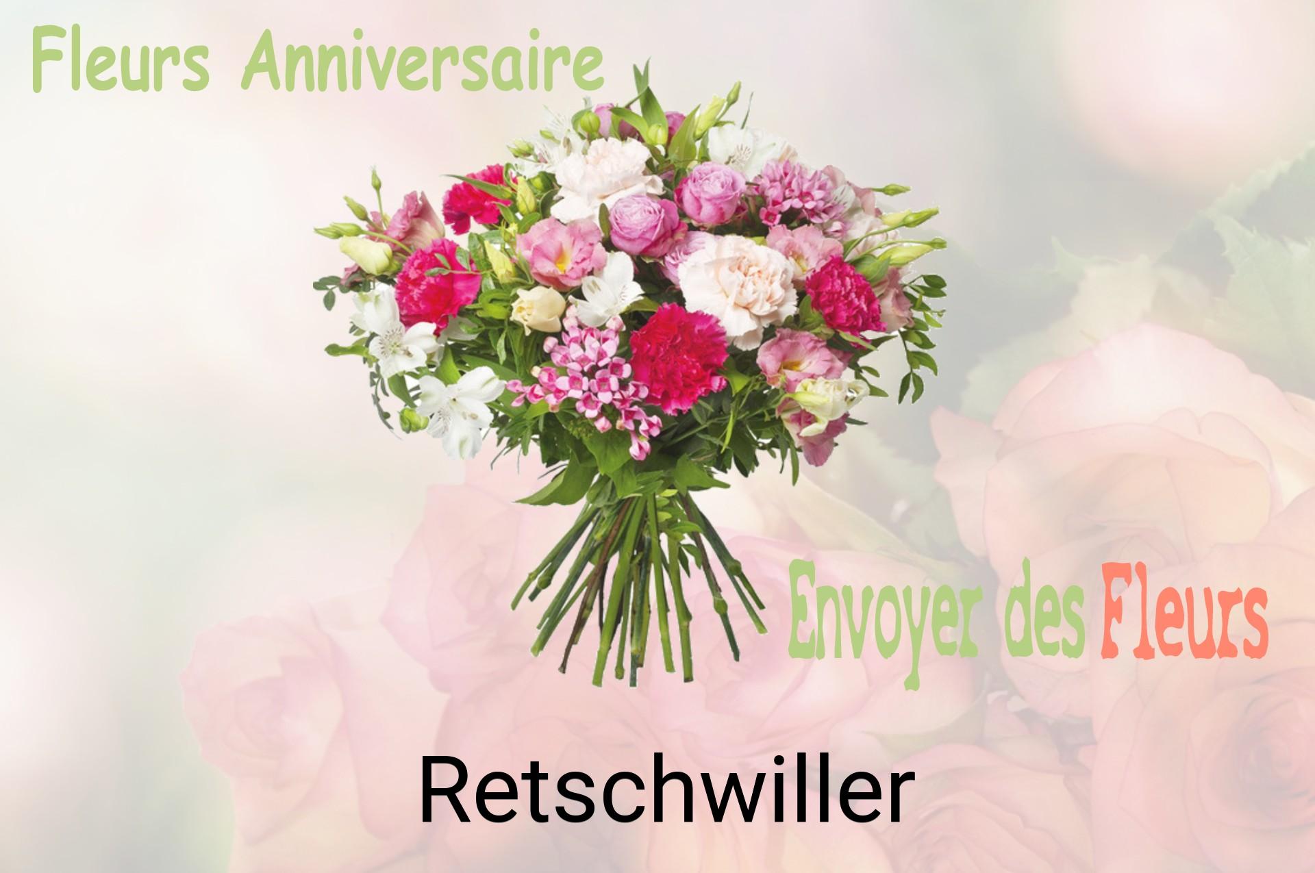 Bouquet de fleurs d’anniversaire livré à Retschwiller
